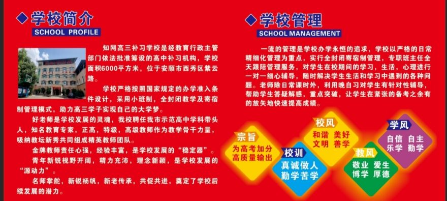 高三冲刺!贵州安顺高三冲刺全封闭辅导班十大排名名单整理